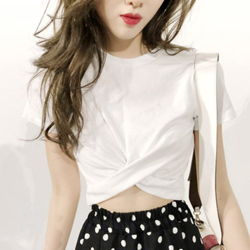 Blusa Estilo Coreano Oversize - Blanco y Negro