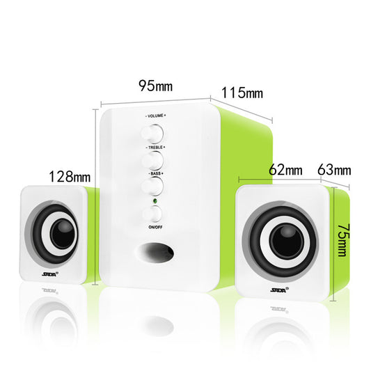 Altavoces Compactos para PC y Portátil | Sonido Claro, Diseño Moderno
